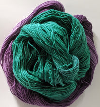 Load image into Gallery viewer, Hand Dyed SW Merino/Nylon Fingering Wt - &#39; Emerald Isle Jewels&#39;