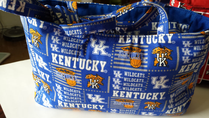 Baker Street Bag - University of Kentucky Basketball Fabric