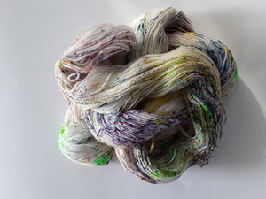 Hand Dyed SW Merino/Nylon Fingering Weight - "Multi Speckle"