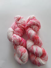 Load image into Gallery viewer, Hand Dyed SW Merino/Nylon Fingering Weight- &quot;Pink Speckle&quot;