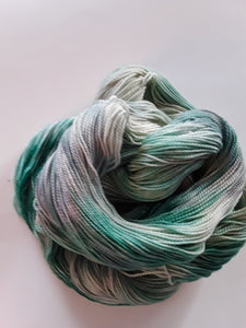 Hand Dyed SW Merino/Nylon Fingering Weight - "Lagoon"