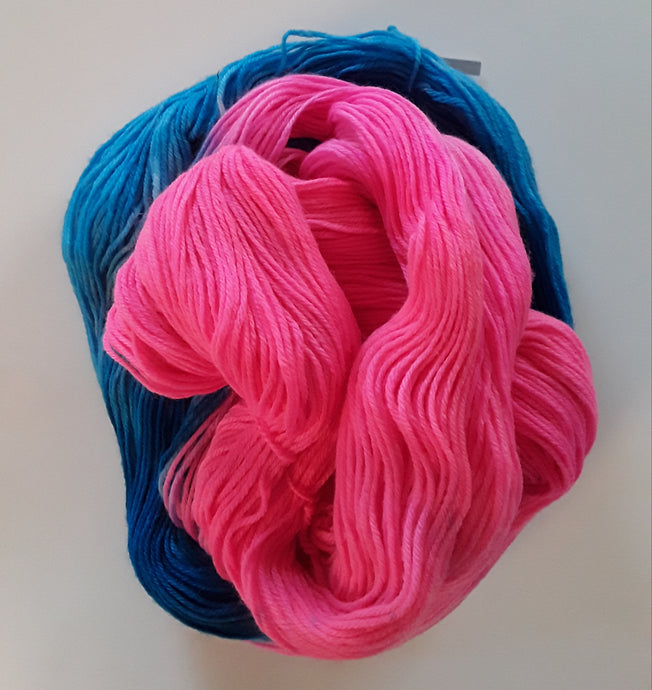Hand Dyed SW Merino/Nylon Fingering Weight - 