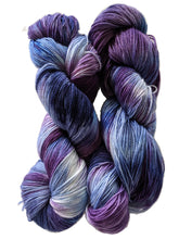 Load image into Gallery viewer, Hand Dyed SW Merino/Nylon Fingering Weight - &quot;Stormy Nights&quot;