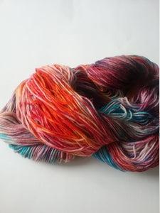 Hand Dyed SW Merino/Nylon Fingering Weight - 'Carina"