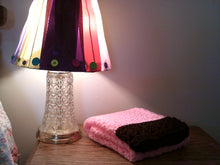 Load image into Gallery viewer, Solid Lace Trimmed Lapghan/Baby Blanket