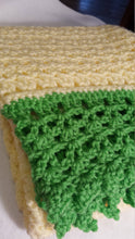 Load image into Gallery viewer, Solid Pico Lace Trimmed  Lapghan/Baby Blanket