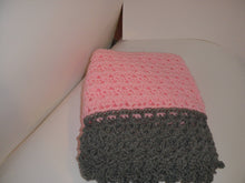 Load image into Gallery viewer, Solid Pico Lace Trimmed  Lapghan/Baby Blanket