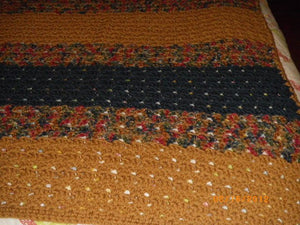 Queen Size Bed Afghan / Large Blanket