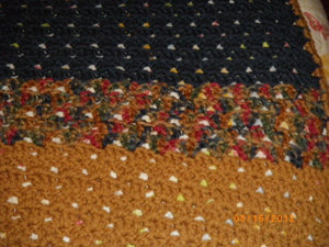Queen Size Bed Afghan / Large Blanket