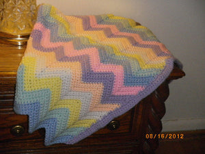 Chevron Pastel Infant/Baby Blanket