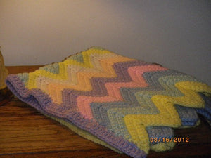 Chevron Pastel Infant/Baby Blanket