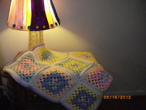 Granny Square Pastel Baby Blanket