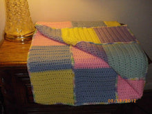 Load image into Gallery viewer, Multi-color Blocks Baby Blanket