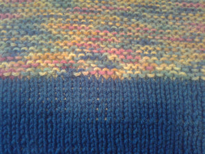Knitted King Size Bed Afghan / Extra Large Blanket